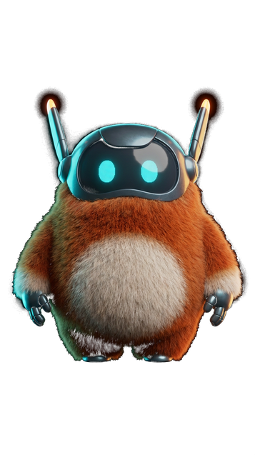 Muffin, the Rusty AI Labs mascot